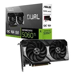 Відеокарта ASUS GeForce RTX5060Ti 16Gb DUAL OC (DUAL-RTX5060TI-O16G) - мініатюра 8