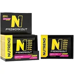 Передтренувальний комплекс Nutrend N1 тропічні цукерки 17 г