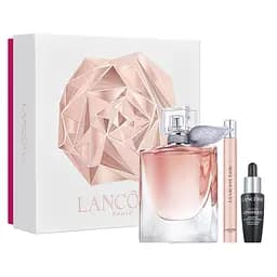 Подарунковий набір Lancome La Vie Est Belle Gift Set: Парфумована вода, 50 мл + Парфумована вода, 10 мл + Омолоджуюча сироватка Genifique, 10 мл (918539)