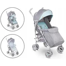 Коляска прогулянкова Lionelo Irma Grey Mint (LO-IRMA MINT) - мініатюра 3