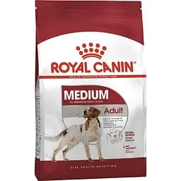 Сухий корм для дорослих собак середніх порід Royal Canin Medium Adult з м'ясом птиці і кукурудзою 4 кг