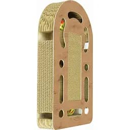 Когтеточка-игрушка для кошек Agility из гофрокартона угловая 43х25х6 см 