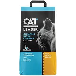 Cat Leader с wild nature ультра-комкующийся наполнитель в кошачий туалет 10 кг