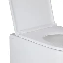 Унітаз підвісний Qtap Taurus безободковий з сидінням Soft-close QT2433084EUQW, Білий - мініатюра 7
