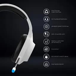Ігрові навушники GamePro HS615 RGB White [121967] - мініатюра 13