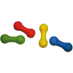 Игрушка для собак Croci Гантелька резиновая разные цвета 10 см