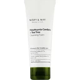 Очищувальна пінка для проблемної шкіри Mary & May Houttuynia Cordata+Tea Tree Cleansing Foam, 150 мл