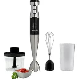 Блендер заглибний 1000Вт, 3в1, чаша-700мл, нерж Gorenje kuh0015556 - мініатюра 2