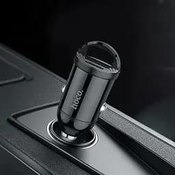 Автомобільний зарядний пристрій 1USB + Type-C Hoco NZ2 Link PD30W+QC3.0 Black + Cable Type-C to Type-C 1m - мініатюра 7