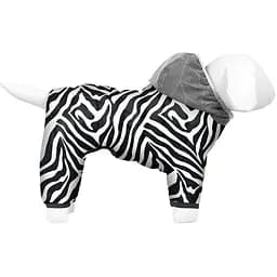 Комбінезон для собак Waudog Clothes малюнок "Зебра", S32, В 47-50 см, С 30-33 см [CD]