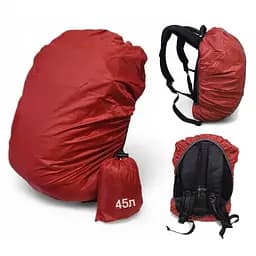 Чехол для рюкзака 45 л raincover Красный