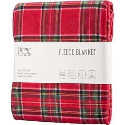 Плед Ardesto Flannel, 200х160 см, клетка красная (ART0701PB)
