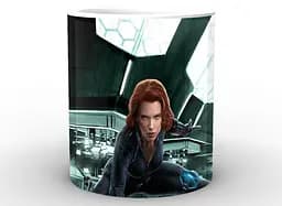 Кружка GeekLand Чорна вдова Black Widow Чорна Вдова напоготові BW.02.005 - мініатюра 2