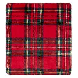 Плед Ardesto Christmas Flannel 160х200 см 100% поліестер клітинка червоний (ART0133PB) - мініатюра 2