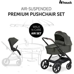 Універсальна коляска 2 в 1 Hauck Walk N Care Air Dark Olive, темно-оливковий (16549-2) - мініатюра 11