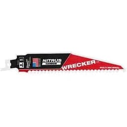 Полотно для сабельных пил WRECKER CARBIDE NITRUS MILWAUKEE, 150х4,2мм, (мультиматериал)