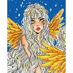 Картина за номерами "Казковий янгол" KHO5085 40х50 см