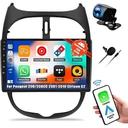 Автомобильное радио для Peugeot 206/206CC 2001-2016 Cirteon C2 CAMECHO 2G + 64G