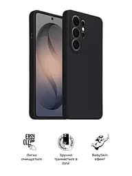 Силиконовый чехол с MagSafe для Samsung Galaxy S26 Ultra 5G, ICON2 MagCase, черный, противоударный, панель с мягкой подкладкой, защита всего корпуса, поддержка беспроводной зарядки, совместим с защитными стеклами и пленками, ArmorStandart (ARM88791) - мініатюра 3
