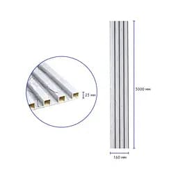 Рейка декоративна Wall Sticker WPC стінова 3000х160х23 мм Мармур SW-00001862 - мініатюра 3