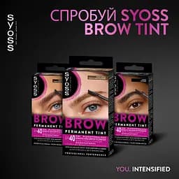 Стійка фарба для брів Syoss Brow Tint 5-1, світло-каштановий, 17 мл - мініатюра 14