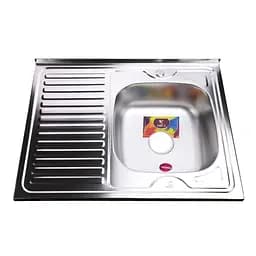 Мойка кухонная Mira MR 8060 RE Right прямоугольная 800х600х180 мм Satin 30412