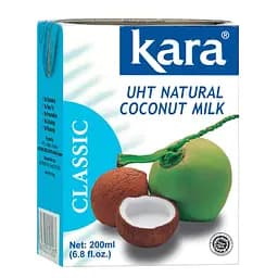 Молоко кокосовое Kara натуральное пастеризованное 17% 200 мл