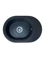 Кухонна мийка Adamant Ovale 610x420x180 чорний 635223, Чорний