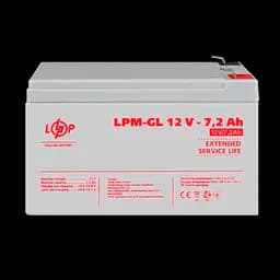 Акумулятор гелевий LPM-GL 12V - 7.2 Ah - мініатюра 2