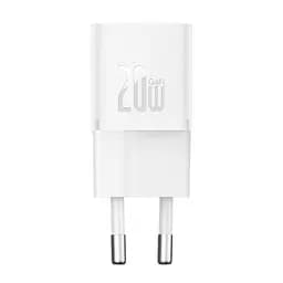 Мережевий зарядний пристрій Baseus GaN5 Fast Charger(mini) 1C 20W EU білий CCGN050102 - мініатюра 5