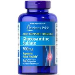 Глюкозамін сульфат Puritans Pride 500 мг 240 капсул