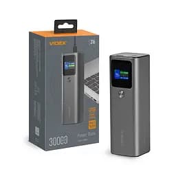 Повербанк 30000mAh Videx VPB-316 162W PD140W + Display (VPB-316-G)