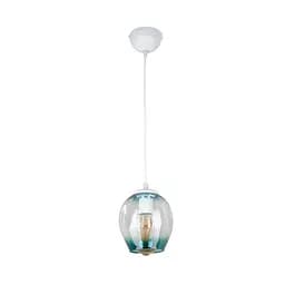 Світильник підвісний Levistella 756PR0231F-1 WH+BL, E27, 40W, метал + скло, сучасний стиль для дому