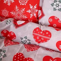 Підковдра MirSon Ranforce Elite 17-0656 Gingerbread 175 x 210 см червона (2200009611285)