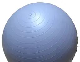 М'яч для фітнесу (фітбол) напівмасажний PowerPlay 4003 Ø75 cm Gymball Sky Blue + помпа (PP_4003_75_Sky_Blue) - мініатюра 5