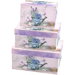 Набор подарочных коробок UFO 3 шт. (2270-SY524 Набір 3 шт LAVANDER прям.)