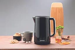 Gorenje Електрочайник, 1.7 л, підвійні стінки, LED дисплей, Strix контроль, чорний - мініатюра 2