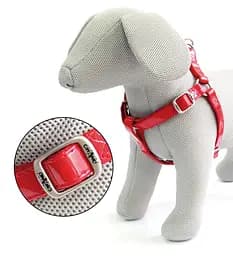 Шлея Croci Leatherette, 36-60х1,5 см, червоний (C5079269)