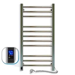 Электрический полотенцесушитель Navin Классик Квадро 500x1000 Sensor с таймером, правый 10-016053-5010, Хром, Правое, Электронный