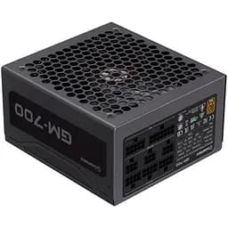 Блок живлення 700W GameMax GM-700 чорний напівмодульний 80+ Bronze вентилятор 14 см
