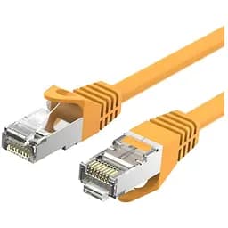 Патч-корд 10м, RJ-45 cat 6a S/FTP yellow Vention (VPC6SSTP-Y1000)