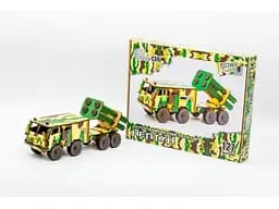 Дерев'яний 3D конструктор Нептун, Puzzleok (00989), 127 дет.