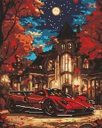 Набір з алмазною мозаїкою Життя у розкоші Ideyka AMO8120, 40x50 см