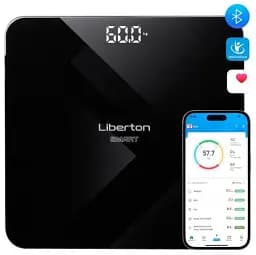 Ваги підлогові Liberton LBS-0818 SMART, Black, LCD-дисплей, синхронизація по Bluetooth