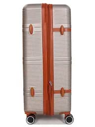 Валіза велика L ABS-пластик Worldline Airtex 629 76×52×30см 110л Шампань - мініатюра 6