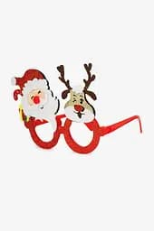 Новорічні окуляри Санта з Оленем HXJ227109 Різнокольоровий (NY)