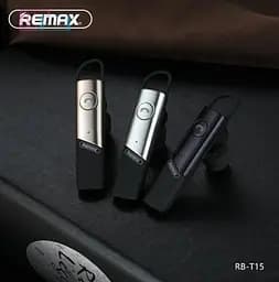 Бездротова Bluetooth-гарнітура Remax RB-T15 Black - мініатюра 8