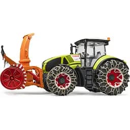 Уцінка. Іграшкова машинка Bruder Трактор Claas Axion 950 для прибирання снігу 1:16 (03017)  - мініатюра 3