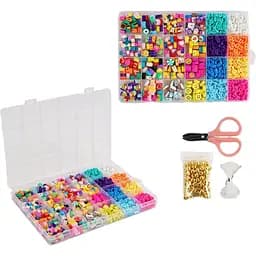 Набір для творчості Bambi Бісер намистини, гумка, ножиці, пластикова коробка 1199-82