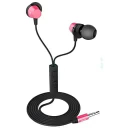 Дротова гарнітура Hoco EPM02 з пультом управління сіра та червона